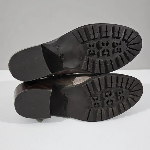 NEW Sam Edelman Pryce Ankle Bootie Women 9.5 Taupe Suede Waterproof Western Fall - Picture 10 of 12